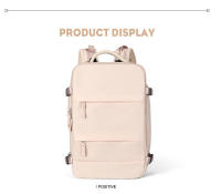 Mochila de gimnasio para laptop de 17 pulgadas 15.6 pulgadas para mujeres con almacenamiento múltiple compartimento recomendada para viajes y escolar hecho de nylon - details 9