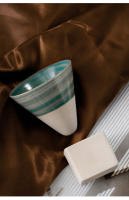 Taza de café concentrado de cerámica, taza de té esmaltada pintada a mano, creativa con base de cerámica gruesa, taza de agua personalizada. - details 12
