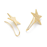 Ganchos de Pendientes de Estrella de Bronce de Alta Calidad Diy Joyería Hazte Tú Samex 18K Oro Color Brass Accesorios de Collar y Pendientes para Mujeres - details 29