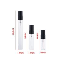 Hidratante, tapa dorada y plateada, viales de muestra, contenedor cosmético transparente, atomizador de Perfume, botella de vidrio recargable, botella pulverizadora - details 10