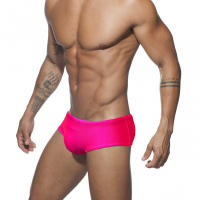 Jessborn bañadores de color sólido para hombre, bañadores pequeños de ángulo plano, pantalones cortos de cintura baja brillantes para surf en la playa, Verano - details 12
