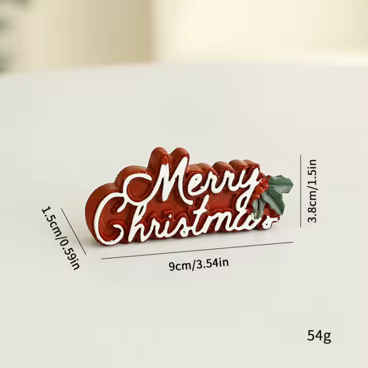 Adornos de micropaisaje para árbol de Navidad, artesanías de resina creativas, regalos de navidad - 1