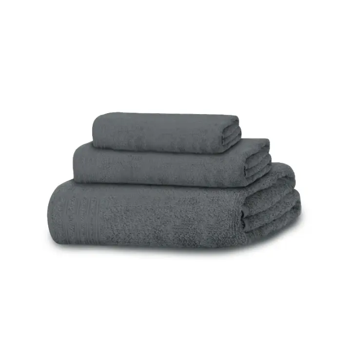 Juego de Toallas de Algodón 100% 450gsm 1 Toalla de Ducha, 1 Toalla de Mano, 1 Toalla de Baño - 1