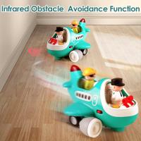 Juguetes de avión de Control remoto para bebés, Avión de juguete para niños pequeños 2-3, helicóptero RC de música infantil con sonido ligero - details 3