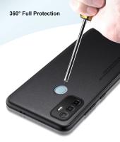 OPPO A53S Lujo PU Cuero Estuche Protección Completa de Silicona Hecho en China - details 6
