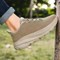 Zapatillas de Correr Antideslizantes de Cuero Nubuck Calzado Deportivo Casual para Hombres - details 9