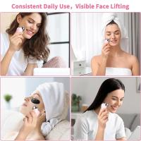 Rodillo masajeador Facial EMS, máquina de microcorriente para Lifting Facial, masajeador Facial en V, rejuvenecimiento del pie - details 8