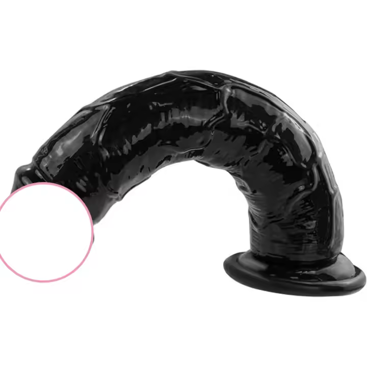Consolador realista para hombre y mujer, Juguetes sexuales de silicona, masturbador de Pene negro, erótico, punto G, clítoris, juguete sexual anal - 1