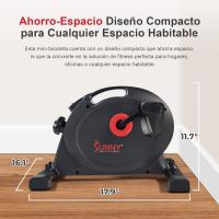 Bicicleta estática Inteligente, Mini pedaleador bajo encimera con Doble función para Personas Mayores, opcionalmente con aplicación Gratuita SunnyFit y Magnetic - details 17