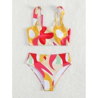 Bikini de cintura alta, Tre 2025 Conjunto de bikini bandeau sexy para mujer, Traje de baño brasileño para mujer - details 19