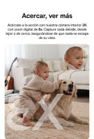 Cámara de Seguridad Inteligente Baseus 3MP 2K Inalámbrica, Control Remoto, Alerta de Audio y Movimiento, Hecha en China - details 3
