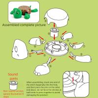 Presione para sonar posavasos de tortuga asustada, expresión divertida creativa, Base de tortuga, tapete para taza, ojos abiertos asustados - details 1