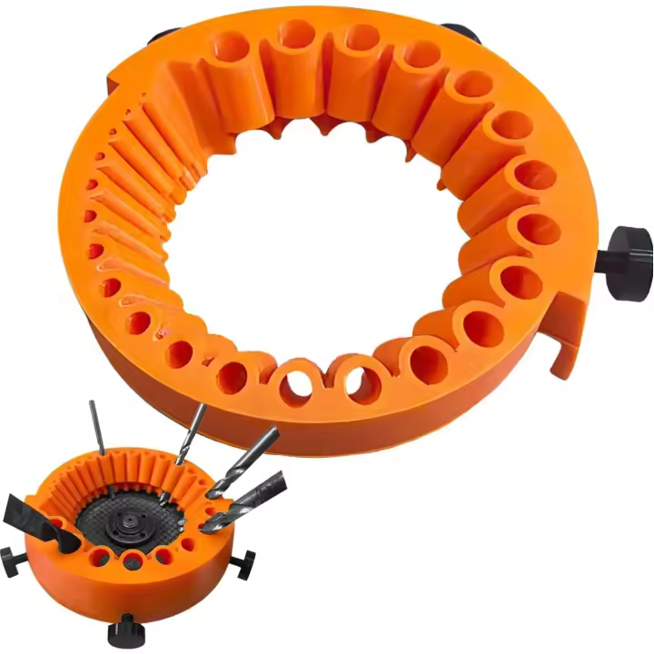 Afilador de brocas, 1 pieza, afila brocas de 2-13 mm, compatible con amoladora de 125 mm, accesorio de herramienta de afilado para amoladoras angulares - 1