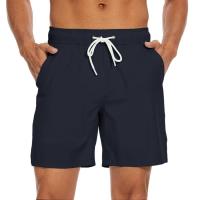 Traje de baño para hombre con forro de compresión, pantalones cortos de secado rápido, pantalones cortos de baño para playa-551-3 - details 1
