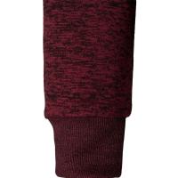 Autumn/winter men's stand-up collar striped check zipper knit top with fashion color matching - details 3