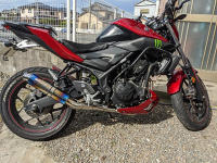 For Yamaha YZF-R25 R3 MT03 Motorcycle Full Exhaust System Escape Modified Front Middle Link Pipe Front Pipe Slip On MT-03 Header - details 16