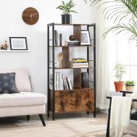 Biblioteca de 4 Niveles con Puertas Estante de Libros de Acero Industrial - details 1
