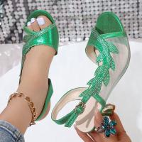 mujeres verano tacones altos sandalias zapatos - details 1