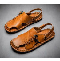 Sandalias de cuero para hombre, zapatos informales antideslizantes, cómodos, para playa y deportes, para verano - details 24