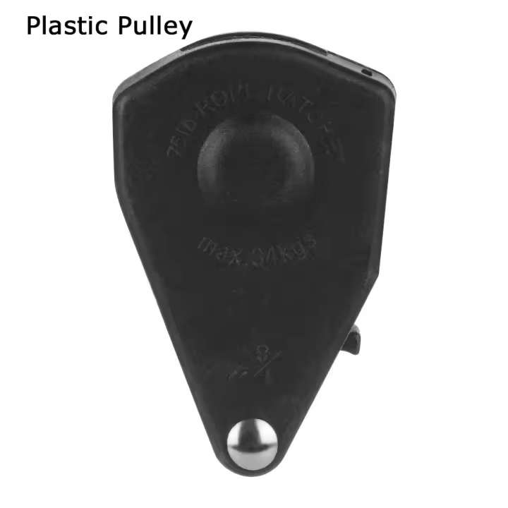 Tensor de cuerda de viento para toldo de elevación de luces, sujetador de cuerda ajustable, hebilla fija, perchas de trinquete de polea, 5 estilos - 1