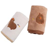 Toalla suave con diseño de capibara, toalla de baño más gruesa súper absorbente, bonita toalla facial Kawaii para baño - details 2