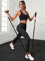 Body deportivo elástico de cintura alta para mujer, tejido sin costuras, realce de cadera, entrenamiento de gimnasia, mono de yoga a la moda para correr - details 11