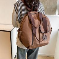 Mochila de nailon para natación de estilo coreano, bolso de hombro de forma redonda de nailon de Color sólido, bolso de mano con diseño de nicho, bolso de viaje para Fitness - details 9
