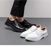 Vestido de cuero PU informal de alta calidad y zapatos Oxford suaves y cómodos de estilo de oficina de negocios, zapatos formales de moda para hombres - details 9