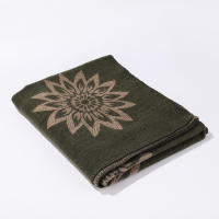 Manta de Caña de Poncho de Doble Cara Paño de Cuadrícula de Color para Mujeres - details 11