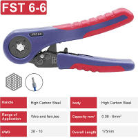 WOZOBUY Ferrule Sleeves Terminal Crimping Tools Mini Electrical Pliers Crimping Pliers & Ferrule Terminals Set Hand Tools - details 1