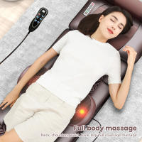 Colchón de masaje eléctrico, cojín masajeador con calefacción vibratoria para cuello, espalda, pie, dolor de cuerpo completo, alivio del estrés, relajación corporal - details 5