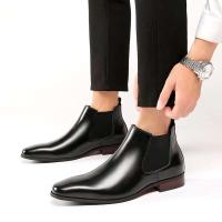 Zapatos de boda de suela blanda cómodos formales de cuero genuino para hombre, diseño de tendón de vaca de bajo precio, otoño - details 2