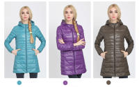 Chaqueta de Plumífero Cálido y Largo para Mujer con Capucha, Bolsa de Almacenamiento Portátil, Abrigo de Moda en Talla Grande - details 3