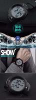 Reloj Deportivo de Lujo Premium Reloj Militar LED Impermeable Pulsera de Cuero - details 3