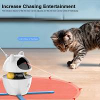 Interactive Cat Toys,3-in-1 Funny Exercise Electric Rotating Cat Toys for Indoor Cats Laser Toy,Automatic Cat Ball Kitten Toys - details 2