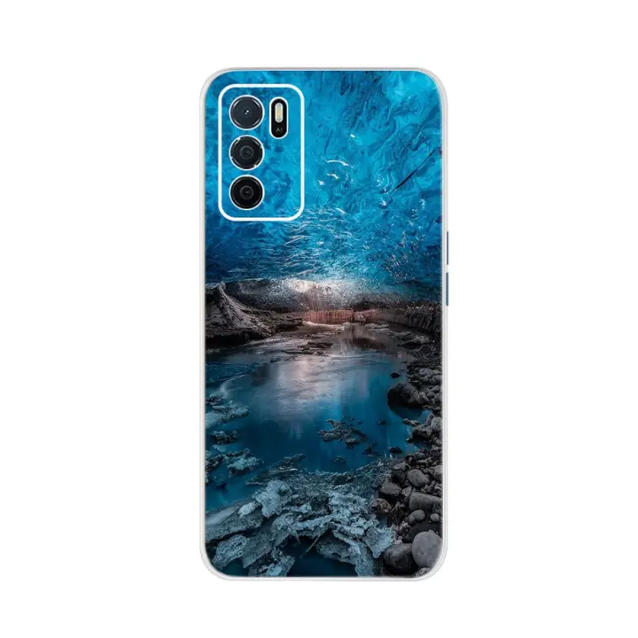 Funda de silicona transparente con estampado de animales para Oppo A16, carcasa blanda de TPU pintada, para OPPO CPH2269 A 16 - 1