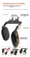 Almohada cervical para coche de 3 ejes |   Ganchos Dobles + Memoria Ortopédica |   Soporte Lumbar Ajustable |   Diseño Lateral para Dormir |   Universal para todos los coches |   Miravia España" - details 11