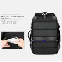 Mochila para portátil impermeable USB de expansión multifunción grande, negocios informales para hombres y mujeres, hombros de 17,3 pulgadas - details 7