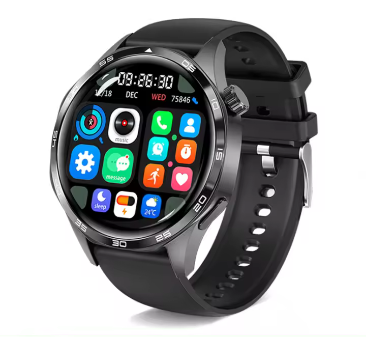 Hombre-reloj inteligente Watch GT5 PRO Smart Ultra Watch Men Watch 4 Pro versión mejorada 1.53 pulgadas  HD AMOLED Pantalla táctil completa,Fitness,Llamada Bluetooth,NFC,Frecuencia cardíaca, Carga inalámbrica,IP68 impermeable SmartWatch Android iOS 2025 - 1