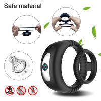 Anillo de silicona doble redondo para hombre, juguetes eróticos para retrasar la eyaculación, erección más fuerte, pareja - details 4