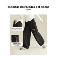 Ropa De Niños Niñas Primavera Y Otoño De Moda Suelta Pantalones Casuales 2025 Nuevos Niños Medianos Y Grandes Niños Pantalones Deportivos - details 2