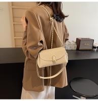 Elegante bolso cruzado tejido negro para mujer: bolso de hombro versátil con correa desmontable, cierre de cremallera y herrajes en tono dorado, perfecto para atuendos informales o formales - details 9