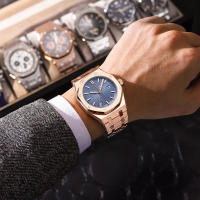 POEDAGAR-Reloj original para hombres con impermeable luminoso Calendarios moda reloj de cuarzo lujo - details 4