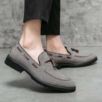 Nuevos zapatos occidentales informales de cuero para hombre, talla 48 US 14, de diseñador, fáciles de usar - details 8