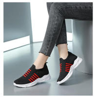 Nuevas zapatillas de deporte de punto transpirables para mujer, zapatos para correr informales antideslizantes - details 4