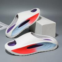 Pisando zapatillas de mierda tendencia de desgaste de verano de los hombres pintura EVA deportes al aire libre fondo suave playa zapatillas de coco de los hombres - details 4