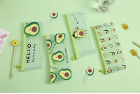 Estuche de lápices de frutas Kawaii Lindo Avocado Regalo para niños Caja de lápices transparente para escuela Suministros de papelería - details 0
