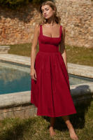 Vestido de dopamina con tirantes de cintura alta francés Sexy sin mangas de verano 2025 para mujer - details 6