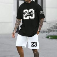 Traje con estampado 3D para hombre, ropa de talla grande, pantalones cortos de manga corta, ropa deportiva informal de verano, novedad de 2025 - details 4