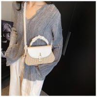 Bolso de mano de paja de moda para mujer, bolso de hombro tipo bandolera de cuerda de alto valor, novedad de verano - details 12